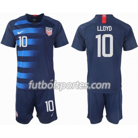 Camisetas Estados Unidos LLOYD 10 Niño Segunda Equipacion 2018/2019